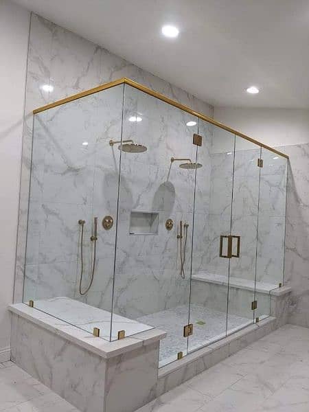 12mm/8mm Tempered Glass Shower Cabins/Glass Partitions/Windows Glass 11