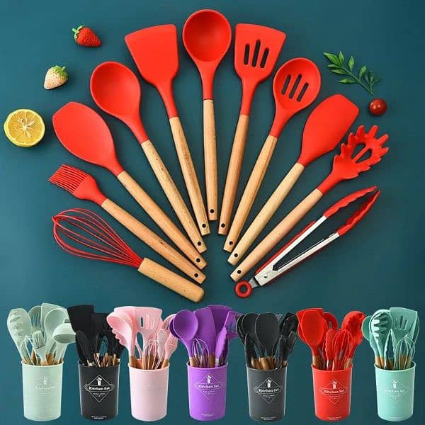 12 pcs Non Stick Set Availble 3