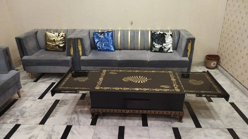6 seater sofa with centre table 03215540728 1