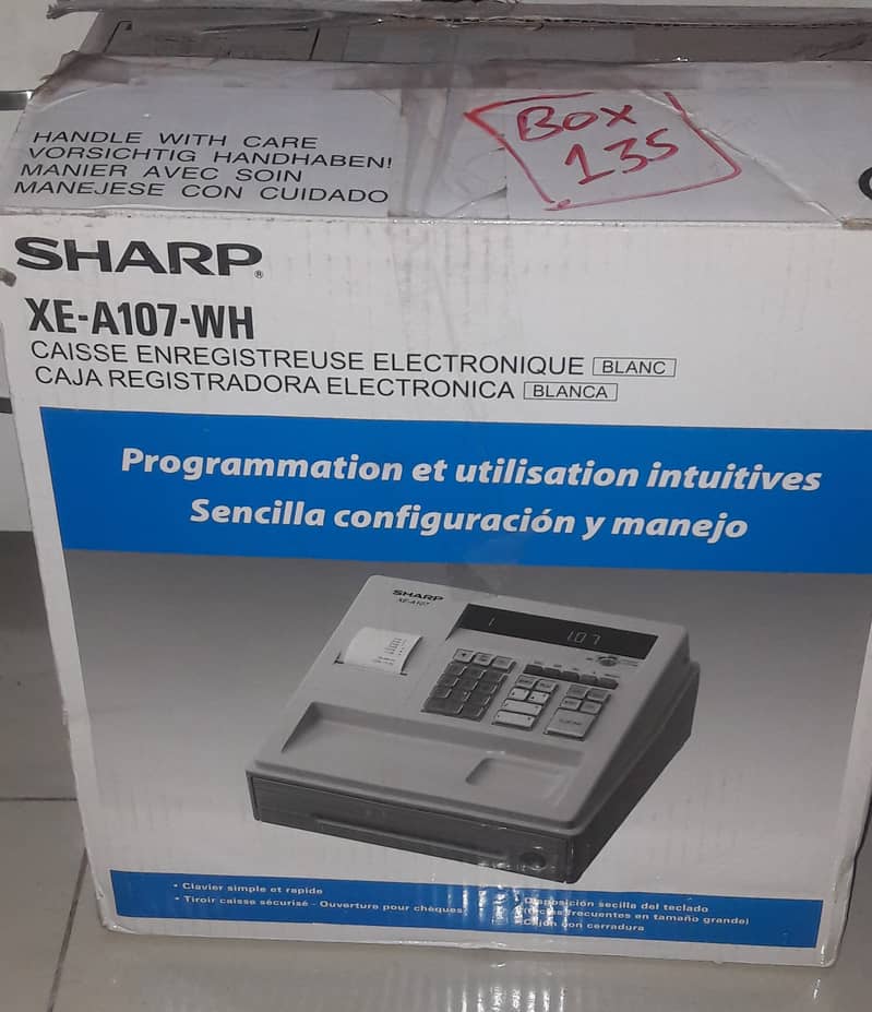 SHARP ELECTRONIC CASH REGISTER XE-A107 1