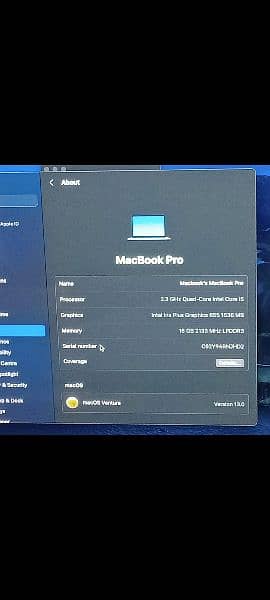 MacBook Pro 2018 2019 Core i5 / i7 8GB / 16GB 256GB/ 512GB 13" Display 1