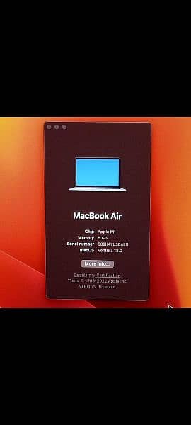 MacBook Air M1 2020 8GB 512GB MGN73 7