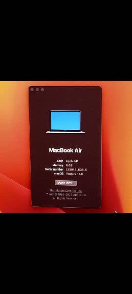 MacBook Air M1 2020 8GB 512GB MGN73 9