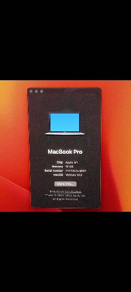 MacBook Pro M1 2020 16GB 512GB 13 Inch CTO Model A2338 16