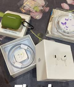 box pack imported earbuds,with wiless charger and silicon case 0