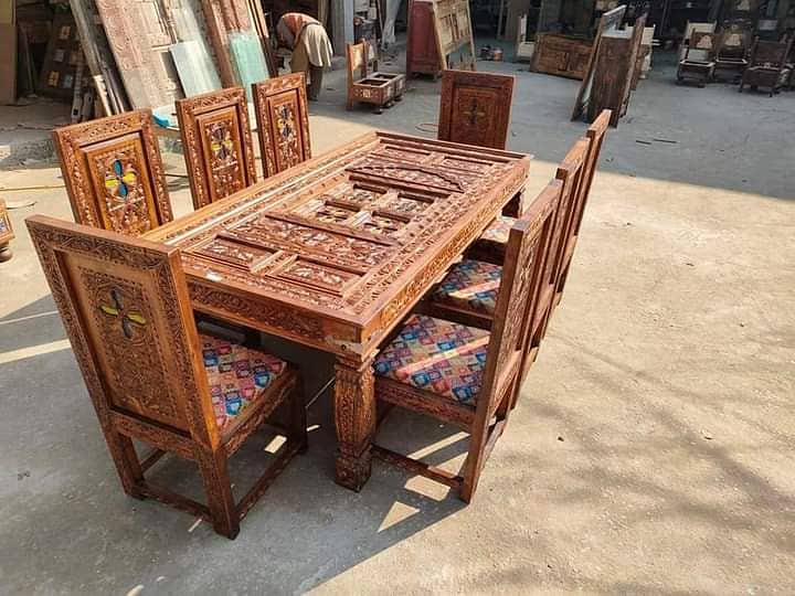 chinoty dining table/Swati furniture/ antique dining table/chinoti bed 0