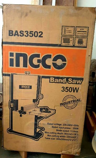 ingco band saw 350wingco band saw 350w BAS 3502 1