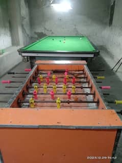 Snooker Table 6*12 / Hand ball / Badawa / Steel Cousion Snooker Table