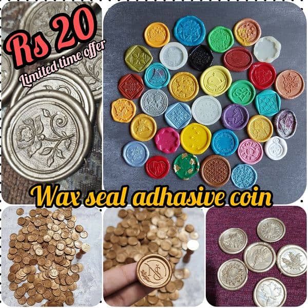 wax seal coins & baby announcement boxes 0