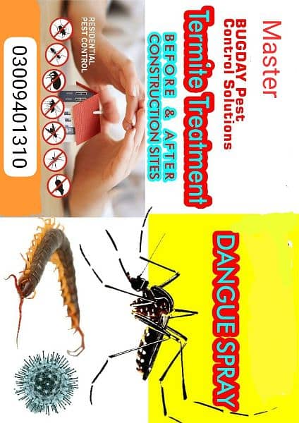 termite(دیمک )/pest control/dengue spray /fumigatuon spray 1