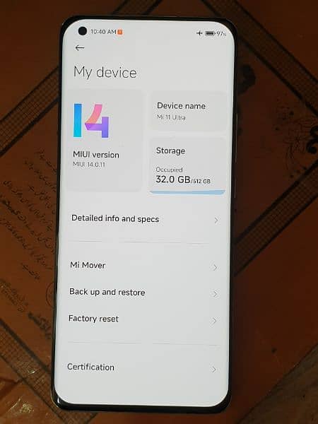 Xiaomi mi 11 ultra 12/512 11