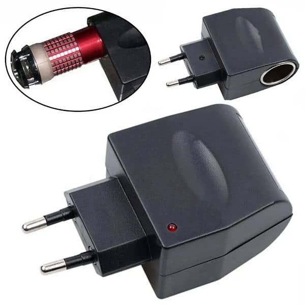 Universal AC 220V To DC 12V EU US Plug Converter Car Charger A 1