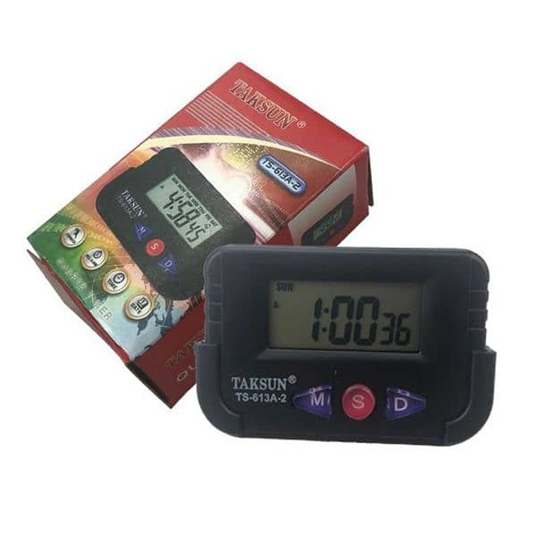 Portable Digital Clock Car Pocket Sized Electronic Travel Alarm Cl 1