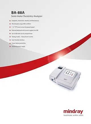 Chemistry Analyzer mindray Top quality with nominal rates 4