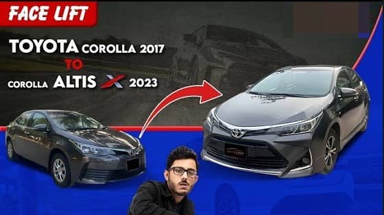 COROLLA CONVERT 2015 TO 2023 | FRONT & BACK | BUMPER | LIGHTS |GRILL| 4