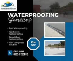 Roof Water & Heat proofing service, Bathroom Leakage Control Solution