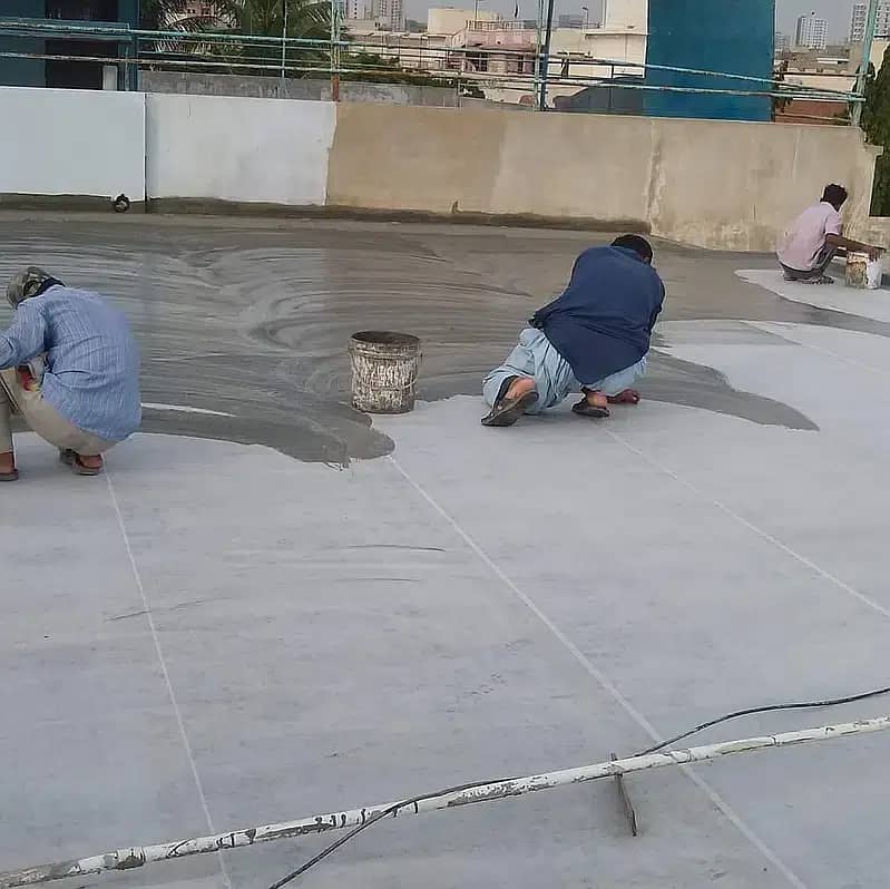 Roof Water & Heat proofing service, Bathroom Leakage Control Solution 12