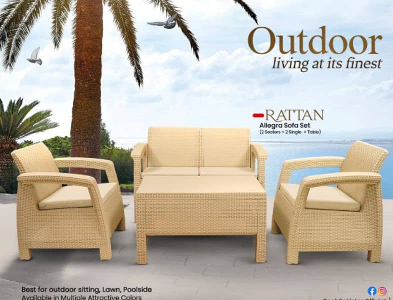 rattan sofa set complete | outdoor sofa | garden sofa 1