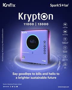 Knox Krypton 11kw Pv13000 Dual output 2MPPTs Netmetering hybrid Solar