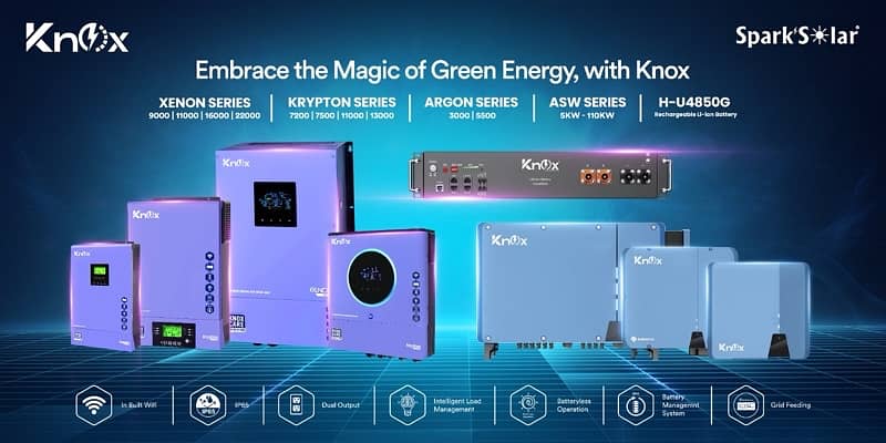 Knox VM2 5kw Pv5500 48v Solar offGrid Hybrid Inverter builtin BMS Prim 2