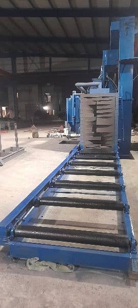 shot blast roller conveyor type 0