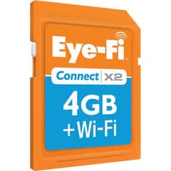 The Eye-Fi 4GB SDHC Memory Card Connect X2 Wireless Class 6