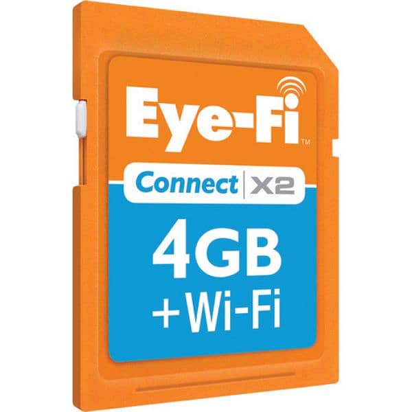 The Eye-Fi 4GB SDHC Memory Card Connect X2 Wireless Class 6 0