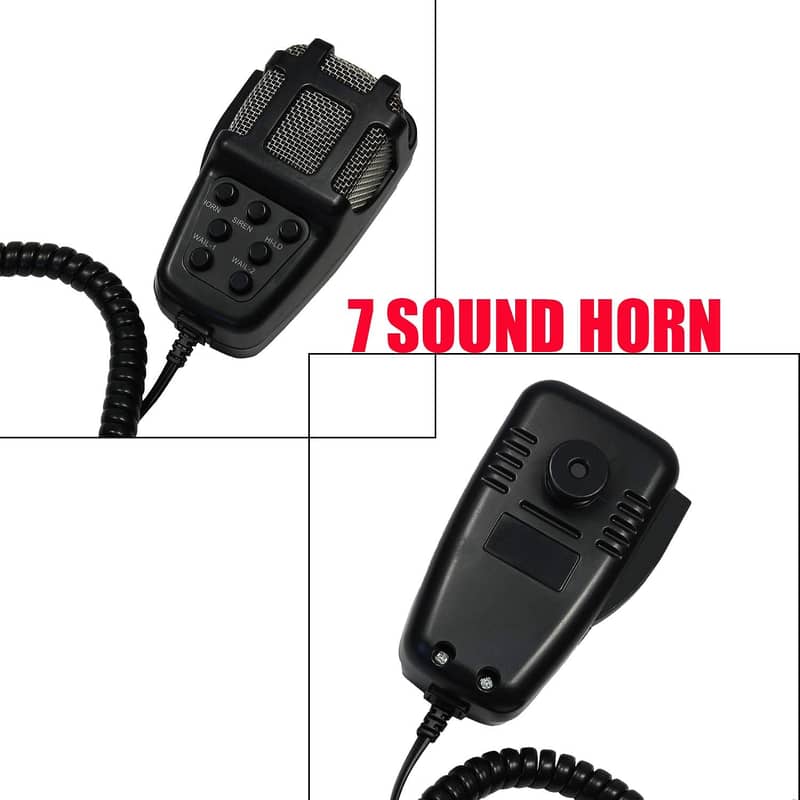 Car Siren Horn 7 Tone Sound Siren Police Mic PA Speaker Car System Eme 1