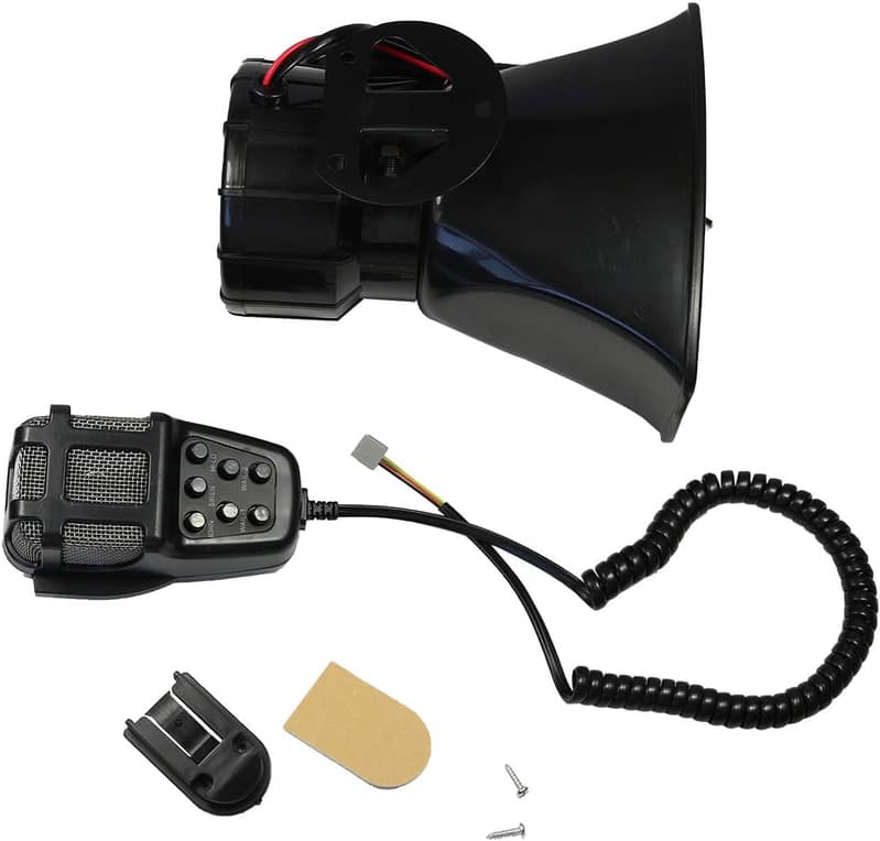 Car Siren Horn 7 Tone Sound Siren Police Mic PA Speaker Car System Eme 4