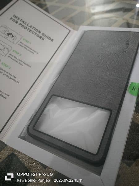 INFINIX NOTE 12 VIP BACK COVER AND GLASS PROTECTOR 2