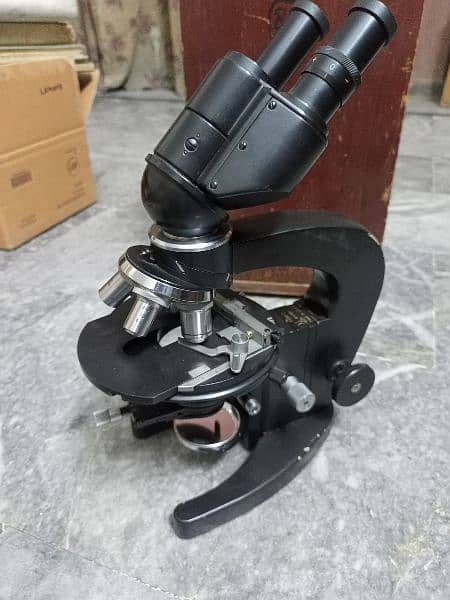 Binocular microscope made in Russia/ussr 2
