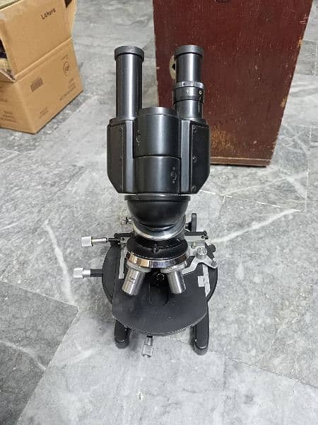 Binocular microscope made in Russia/ussr 17