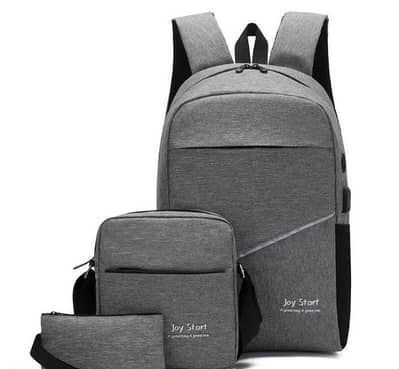 18 Inches Casual Laptop Backpack, Pack Of 3