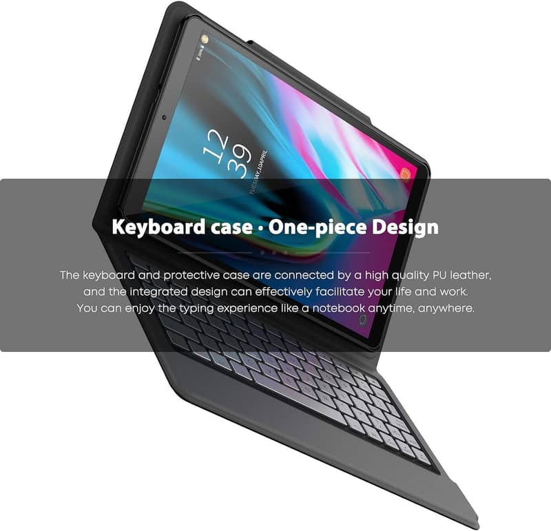 Galaxy Tab A 10.1 2016 Keyboard Case with Screen Protector & Stylus, 8
