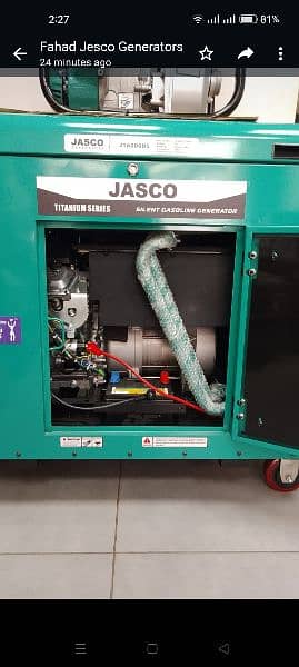JASCO ALL MODEL GENERATOR SET AVAILABLE ON COMPANY DISCOUNT PRICE 12