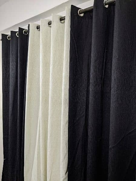 3 PC set curtain NEW MASHUP(EXPORT PLAIN JAMBO SELF JACKARD) 1