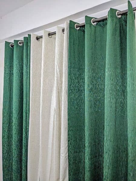 3 PC set curtain NEW MASHUP(EXPORT PLAIN JAMBO SELF JACKARD) 4