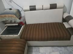 sofa set with table 10 by 10 condition include cushion