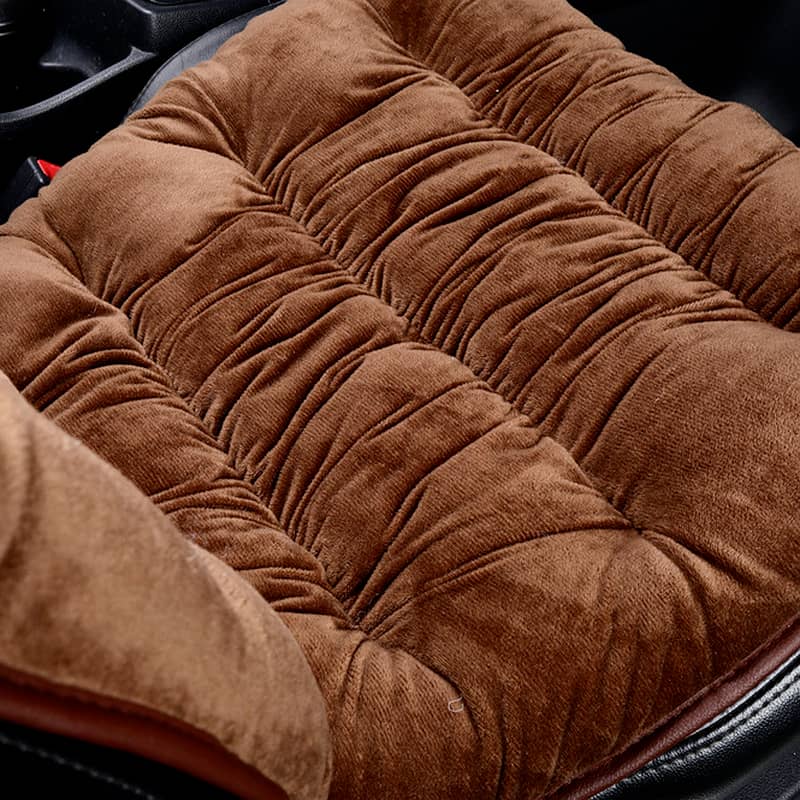 Universal Car Front Seat Cover Plush Cushion Pad Comfortable 1
