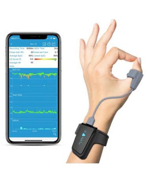 viatom Checkme O2 SpO2 Pulse Oximeter Sleep Monitor Oxygen monitor Hrm 6