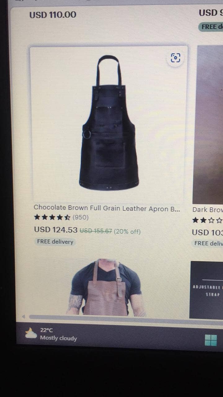 Pure Leather Apron for Professioanl chefs 6