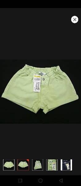 Blue queen branded shorts for kids 1