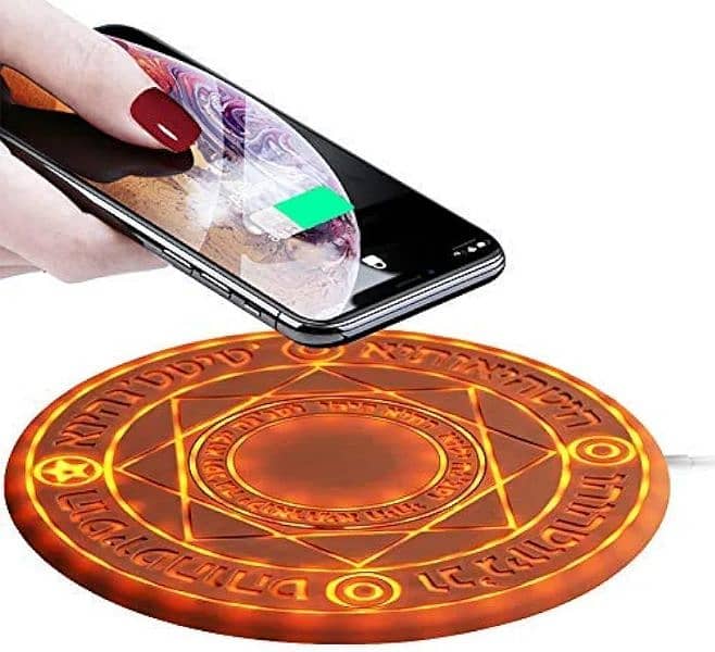 Magic Array Wireless Charger Pad,10w Qi Fast Charging Pad for Iphone 0