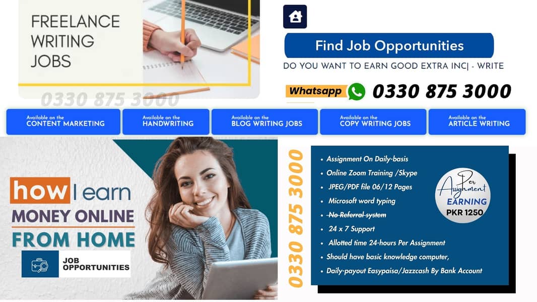 Handwriting & SImple Data Entry Jobs Withdraw at home 3