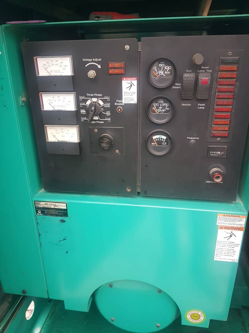 Cummins 50kva US embassy auction set used in canopy for sale 0