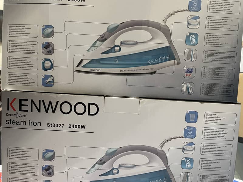 Kenwood steam iron 2400watt ceramic care Kenwood steam iron O32I-44951 1