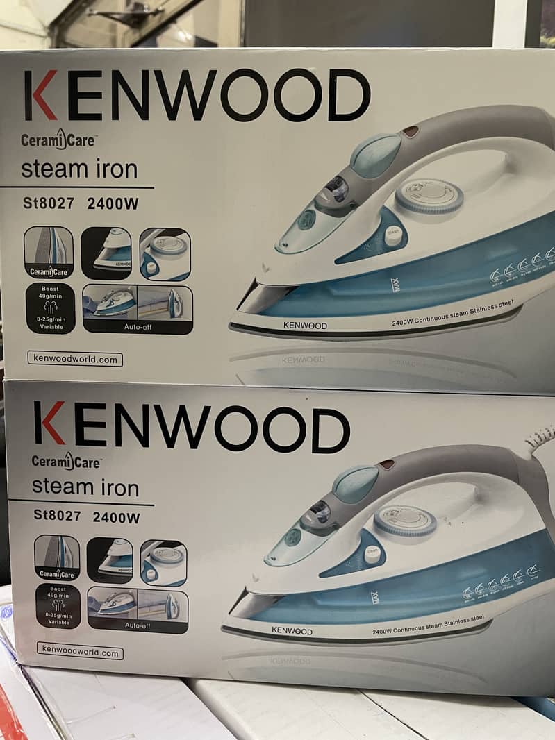 Kenwood steam iron 2400watt ceramic care Kenwood steam iron O32I-44951 4