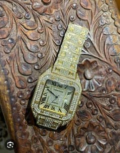 cartier diamond stone watch best quality 0
