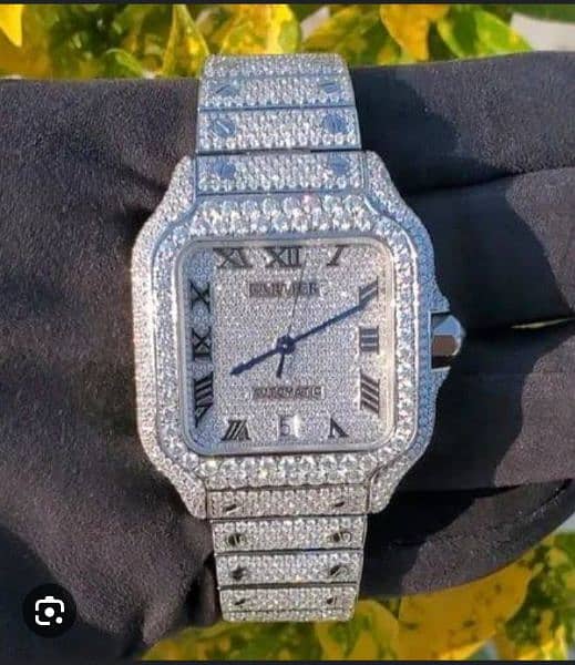 cartier diamond stone watch best quality 2