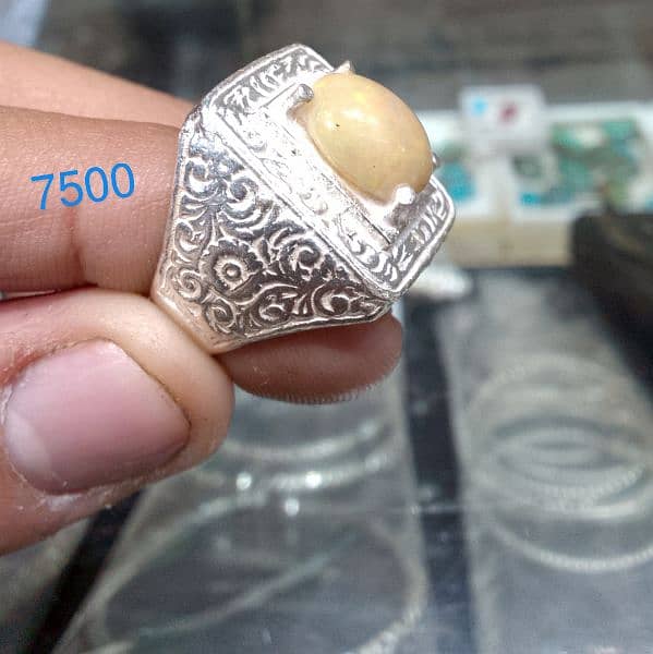 Silver and Italian Rings.  03425373060 5